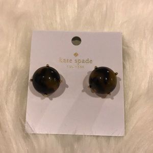Kate Spade tortoiseshell round stud earrings ♠️
